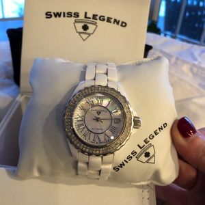Swiss Legend Ceramic Diamond watch